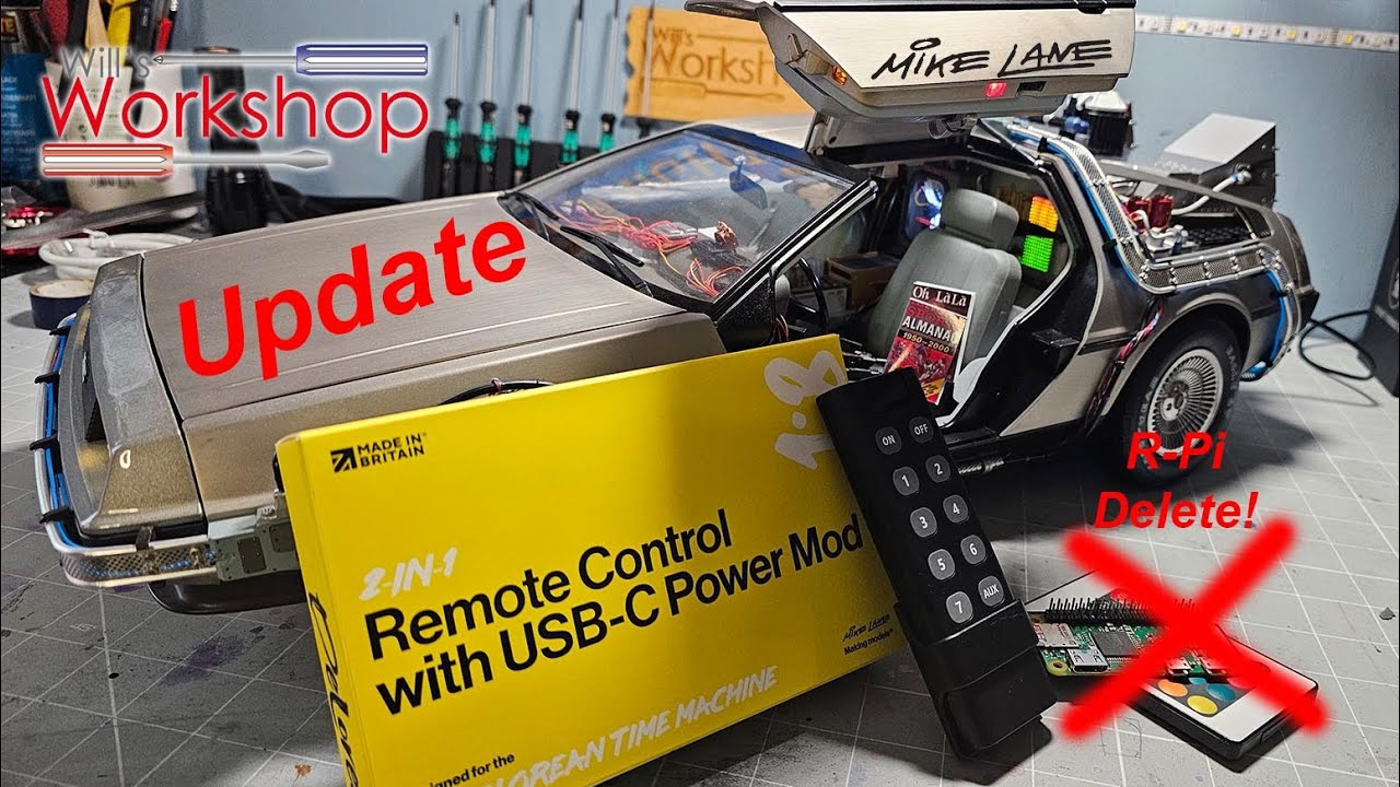 Delorean Raspberry Pi Delete - Mike Lane Full Remote Control