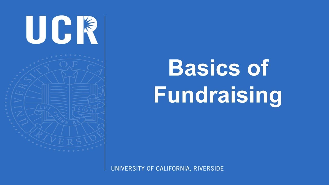 Basics of Fundraising
