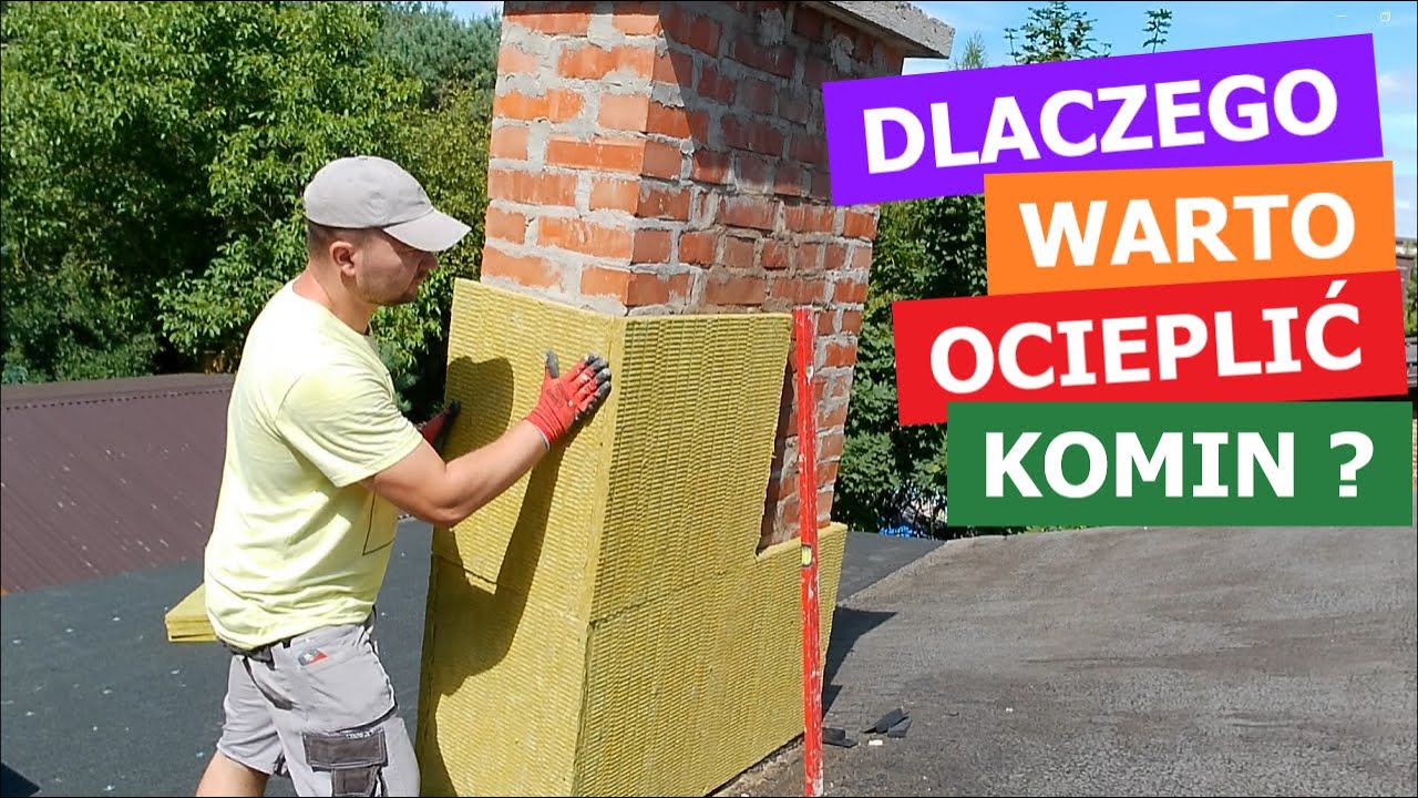 Ocieplanie Komina. Zaprawy klejowe Fast Normal W oraz Fast Specjal W. Wełna Rockwool Frontrock S