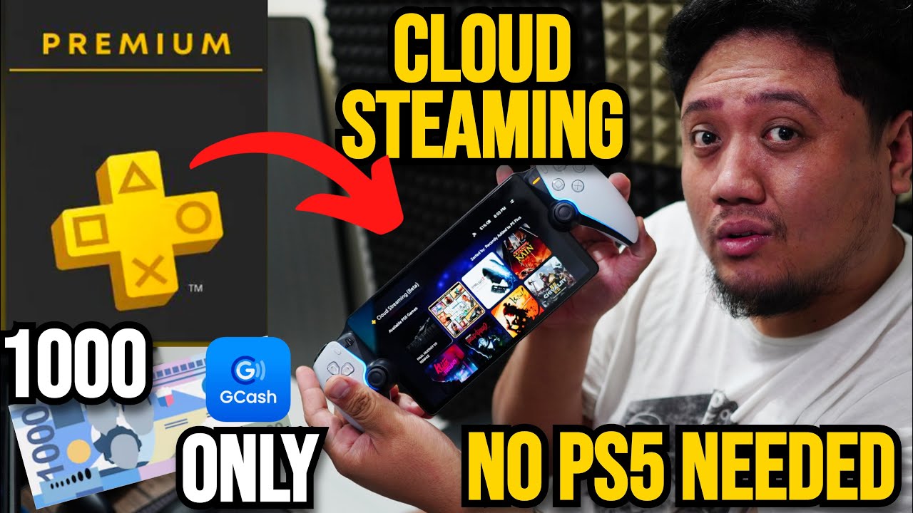 How to play PS Portal Without PS5! PS Plus Premium 1000php Only Using GCASH!