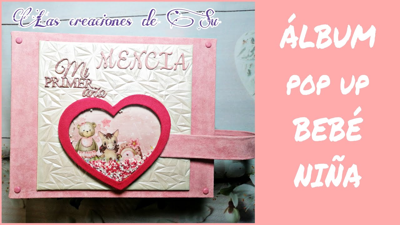 Album  pop up Hello little girl Craft o´Clock