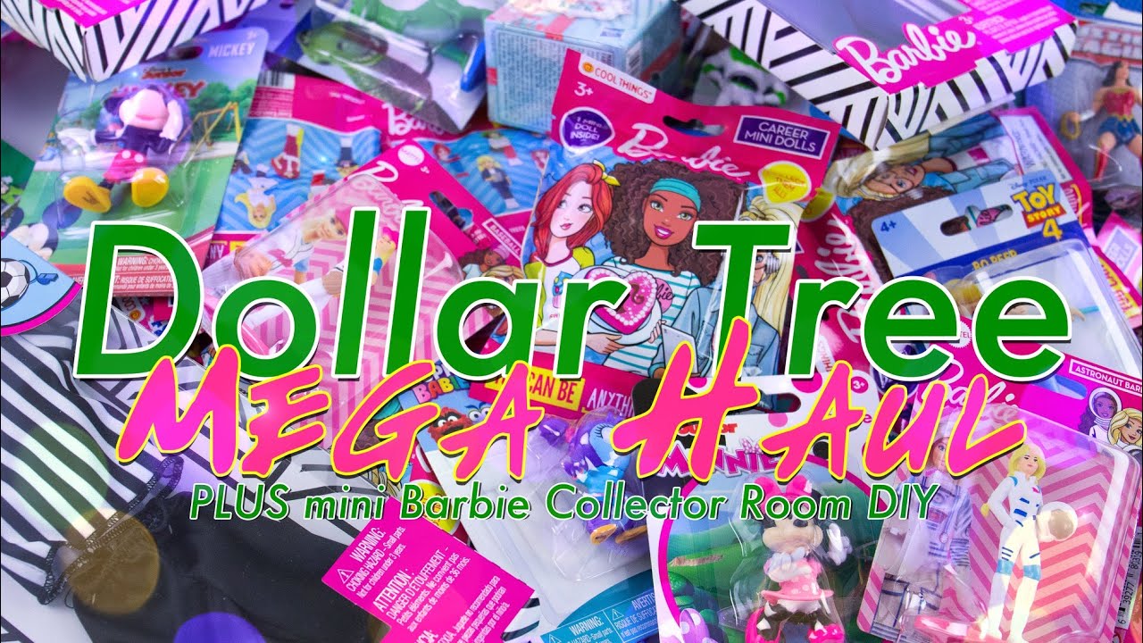 Dollar Store Mega Haul | Barbie | Care Bears | Toy Story 4 PLUS DIY Room