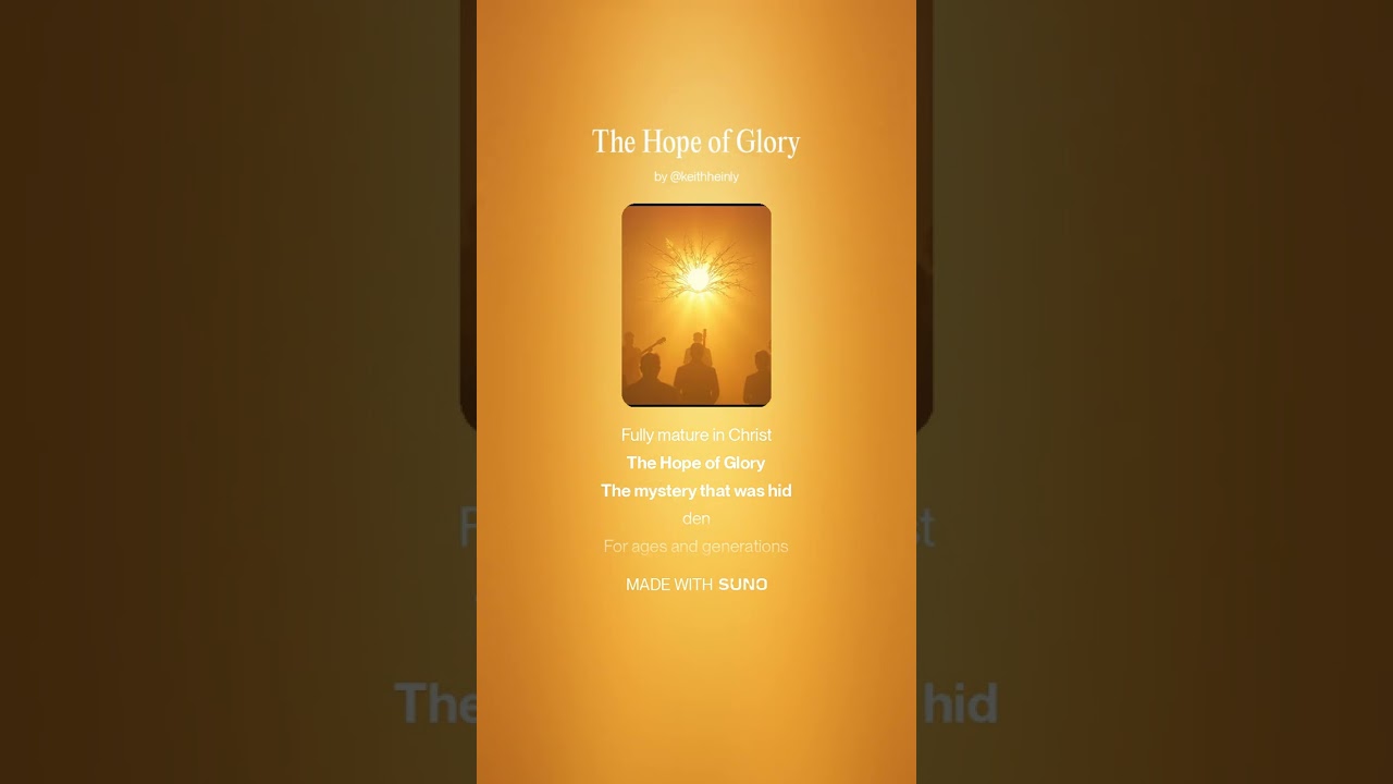 The Hope of Glory