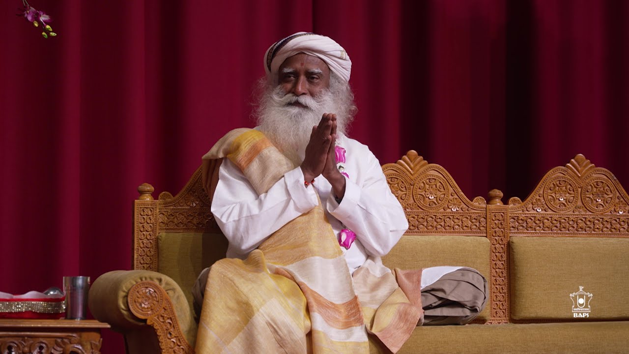 Sadhguru at Neasden Temple