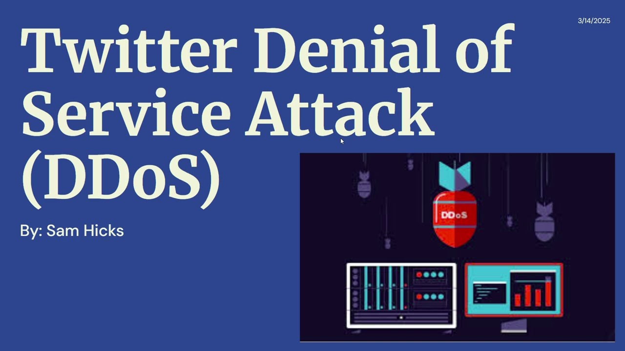 Overview of the Twitter DDoS Attack