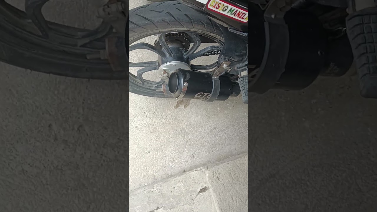 Daeng 4 big elbow and GT68 muffler on my Kawasaki fury 125 soundcheck #kawasaki #motorcycle
