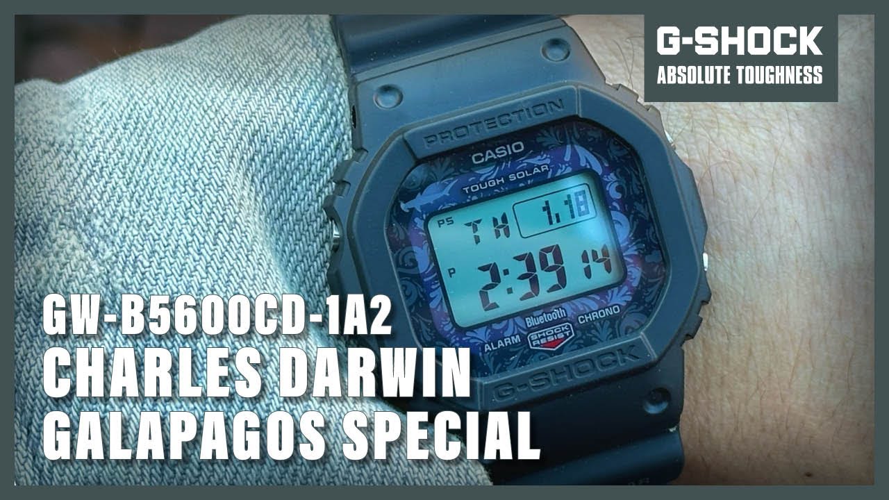 Unboxing The Casio G-Shock GW-B5600CD-1A2ER - Galapagos