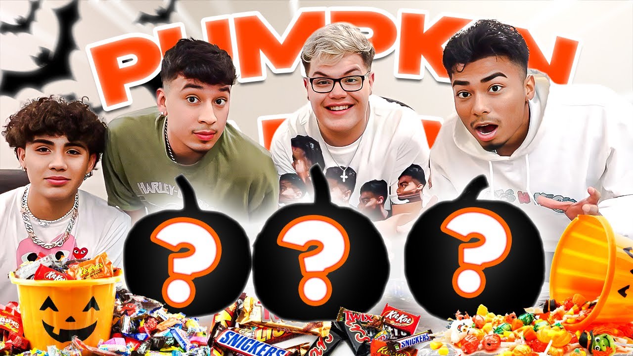 Halloween PUMPKIN PAINTING Challenge w/ DANNY LUX,SANTEA,GERO