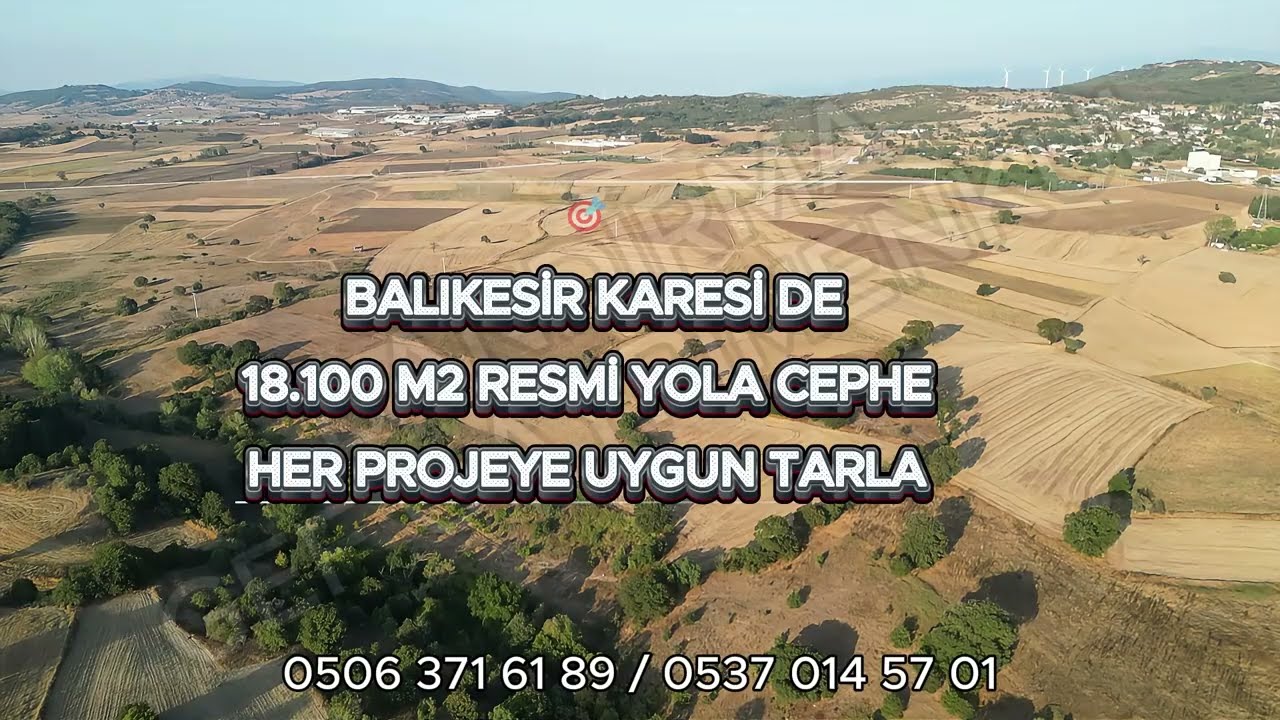 18.100 m² Dereye Cephe Yatırımlık Tarla | Ceviz Ağaçlı, Kuyu Mevcut, GES Yanı