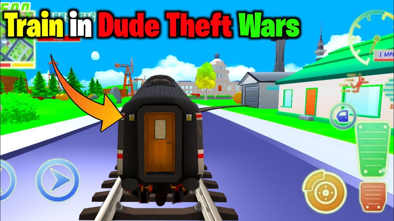 New Train Update in Dude Theft Wars | Vikki Sena