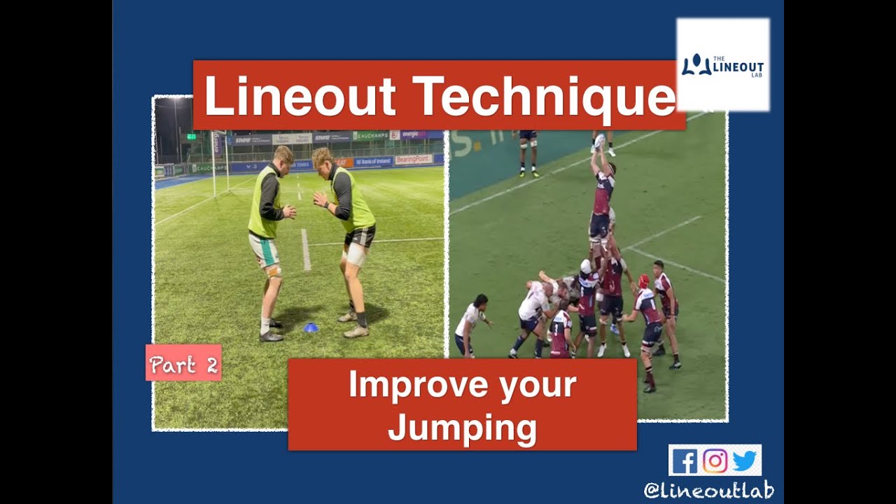 Lineout Jumping Technique - Side on Jump - Part 2