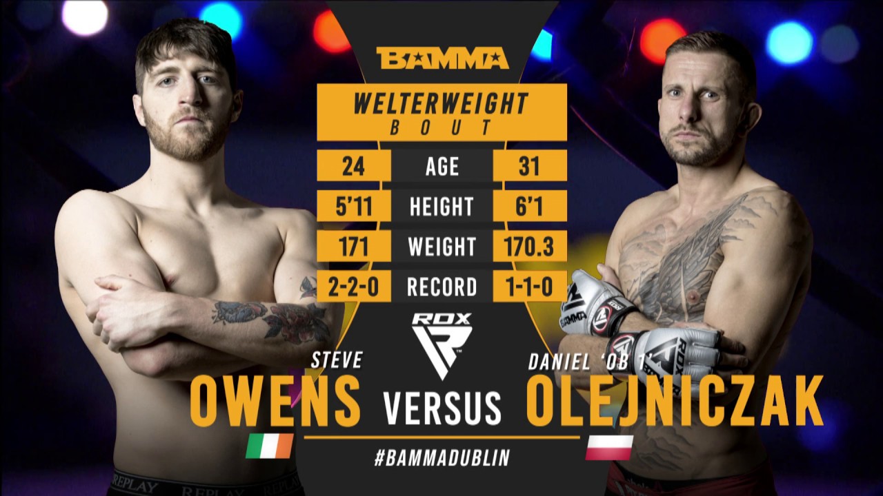 Steve Owens vs Daniel Olejniczak | BAMMA 35