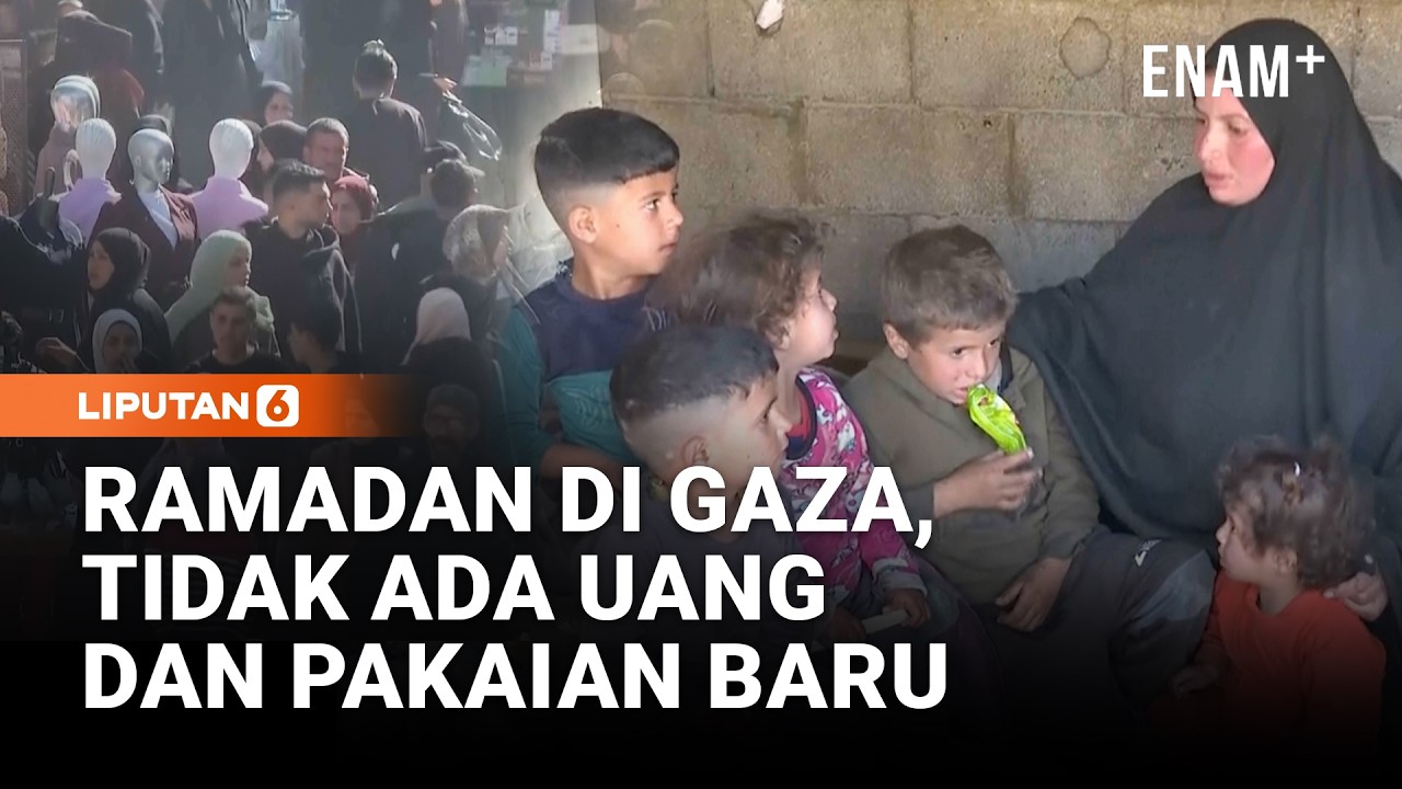 Tak Punya Uang, Warga Gaza Tetap Datang Ke Pasar Demi Membahagiakan Anak | Liputan6