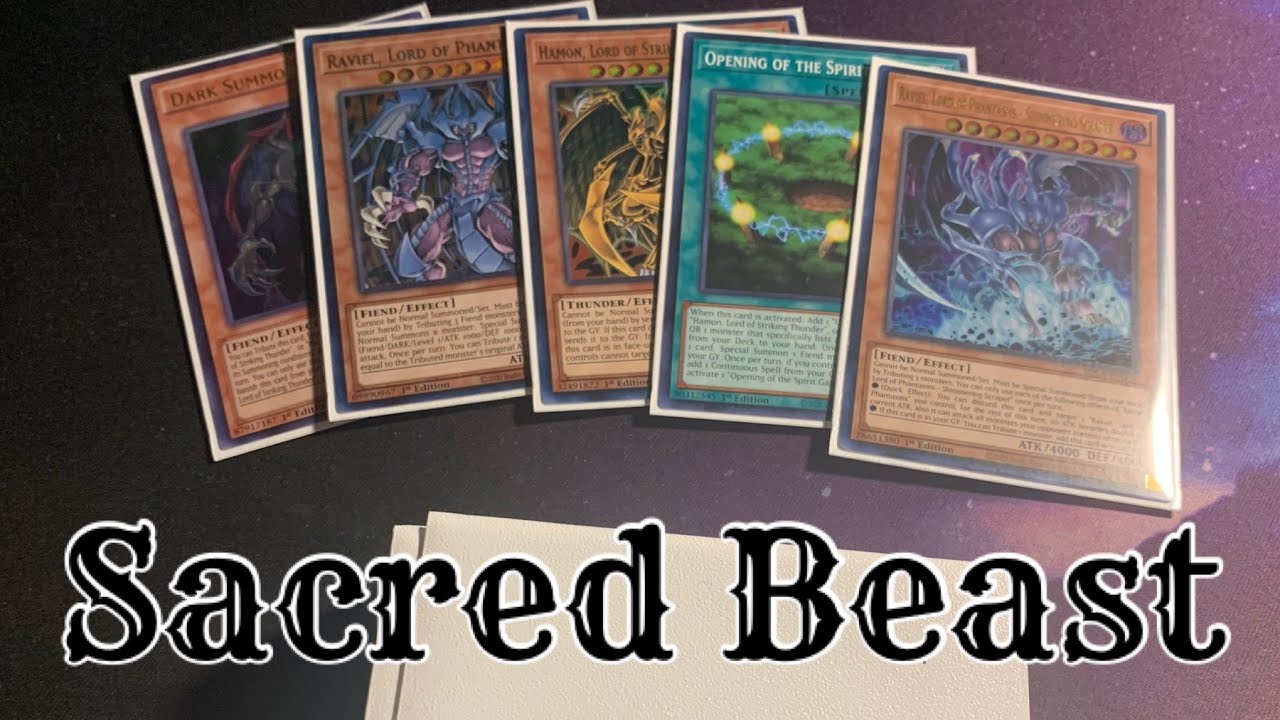 Yu-Gi-Oh! Sacred Beast Deck Profile + Combos + Test Hands | #yugioh #sacredbeast #deck