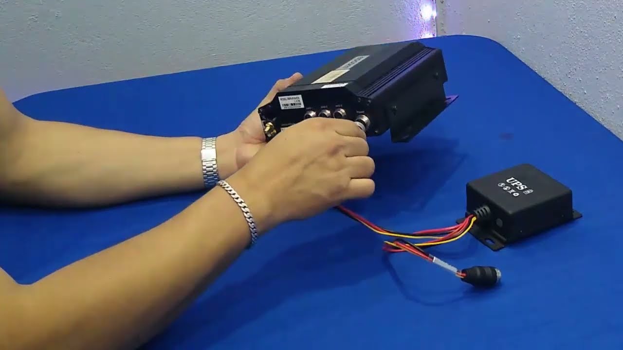 COMO CONECTAR LA UPS PARA MDVR MODELOS XMR VEHICULARES