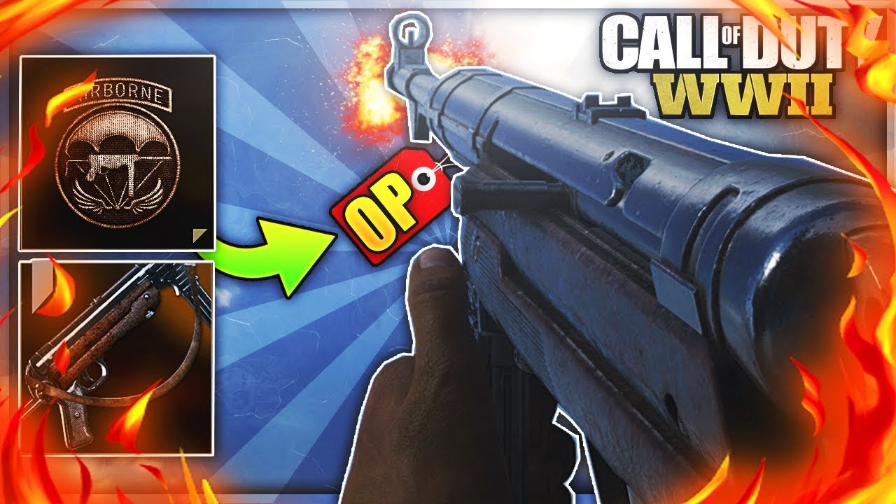 THE MOST OVERPOWERED MP40 CLASS SETUP IN COD WW2! BEST MP40 CLASS! (COD WWII OP MP40 CLASS SETUP)