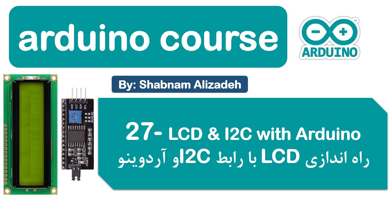 I2C با رابط LCD راه اندازی