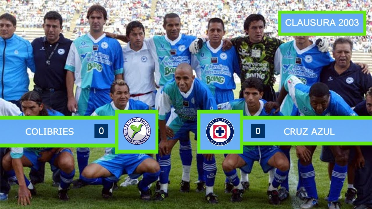 Colibríes Vs Cruz Azul (Clausura 2003) Jornada : 19