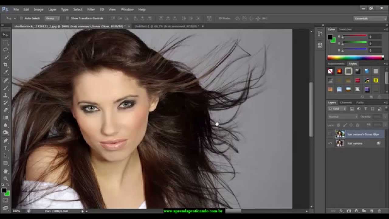 Como remover e mudar o fundo sem danificar o cabelo - PARTE 01