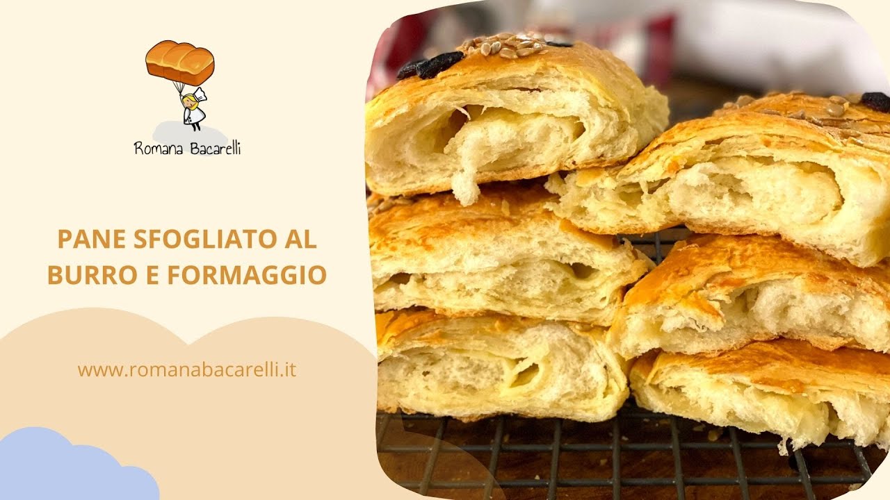 Pane sfogliato al burro e formaggio