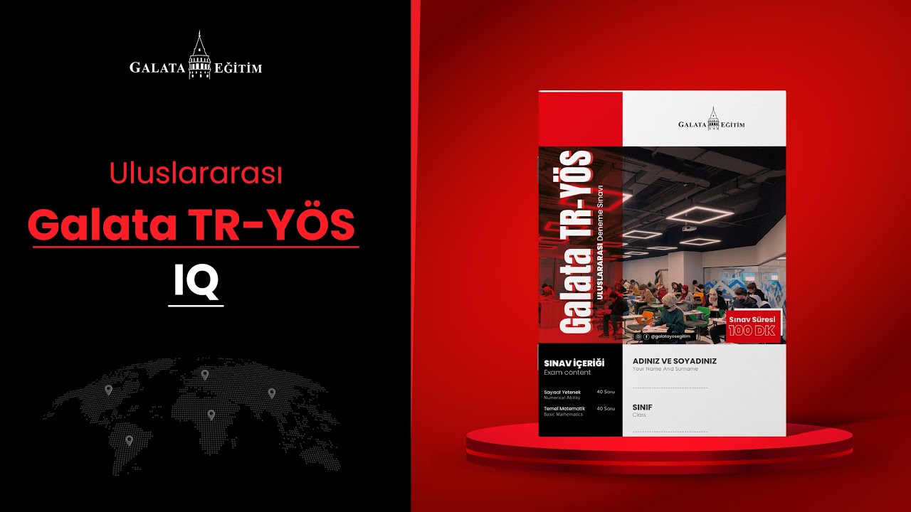 Uluslararası Galata TR-YÖS IQ Soru Çözümleri.