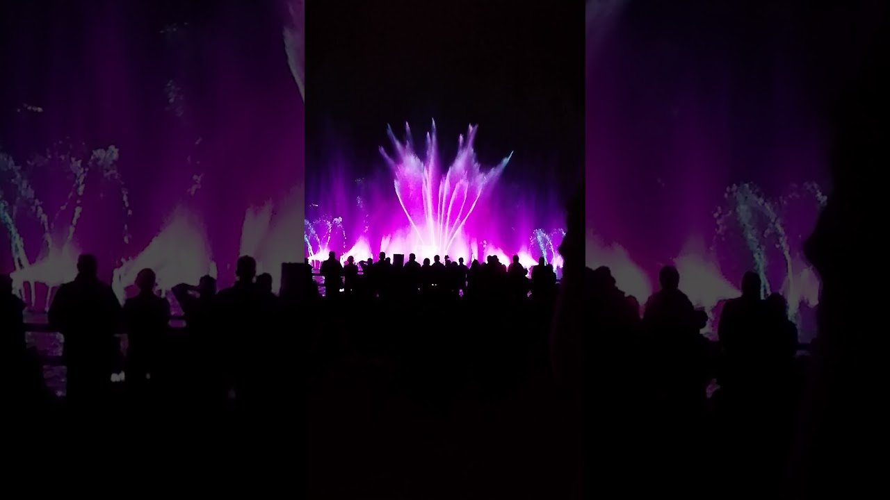 Wasserspiele Zell am See Kaprun Nacht!