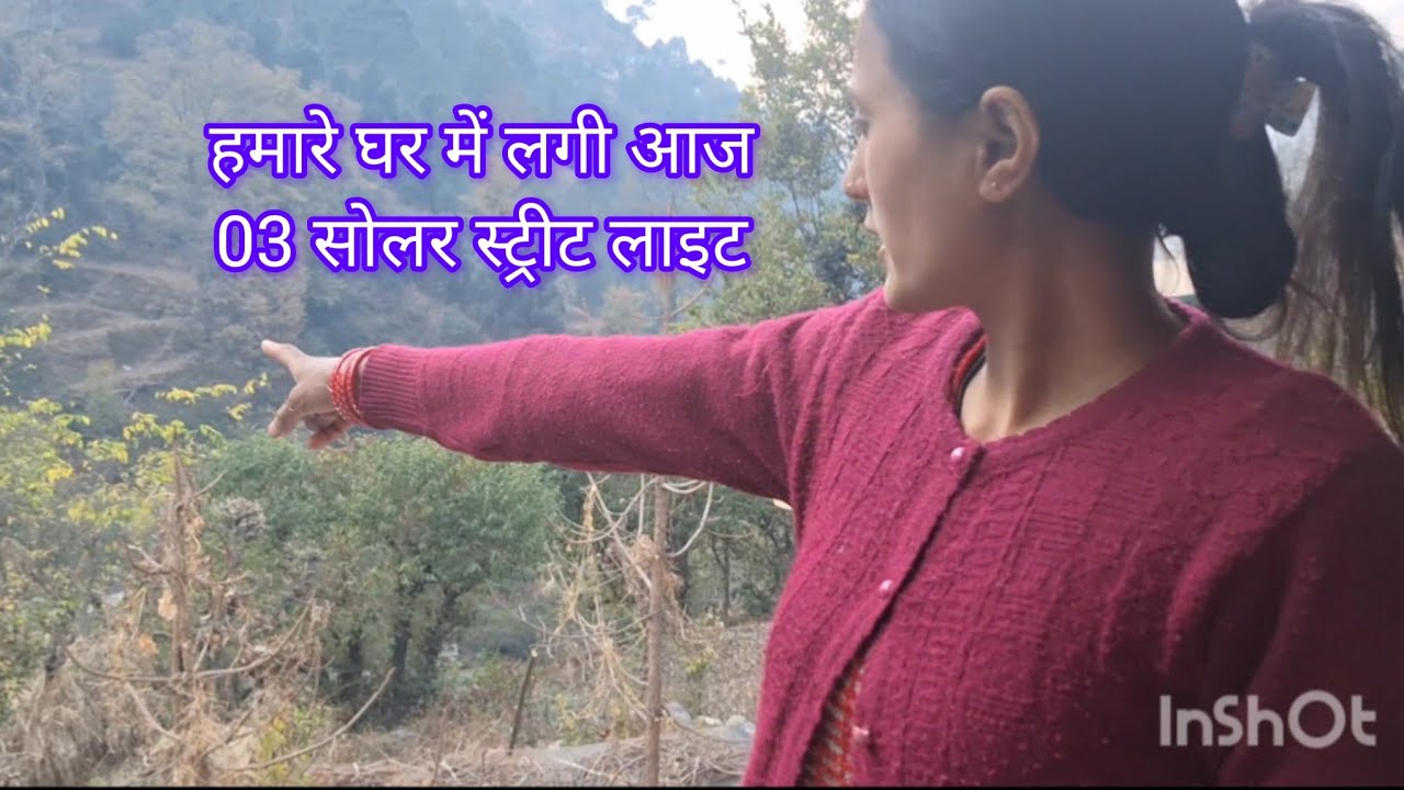 बाघो  ने मचा रखा है  गांव में आतंक!! कैसे मंगाई हमने सोलर लाइट ?🤔🤔