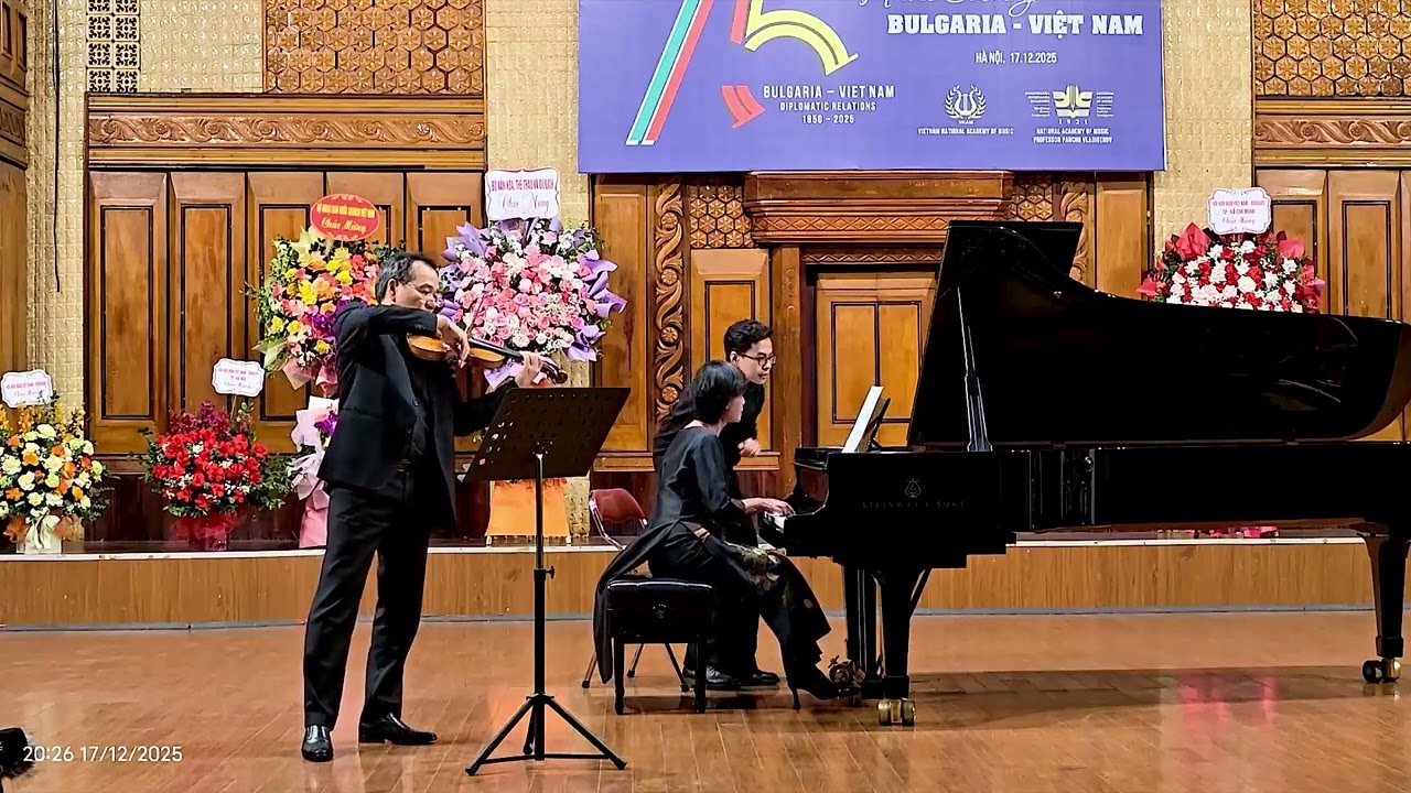 Milcho Leviev - Sonata for Violin and Piano - Violinist : Phạm Trường Sơn Pianist : Phạm Quỳnh Trang