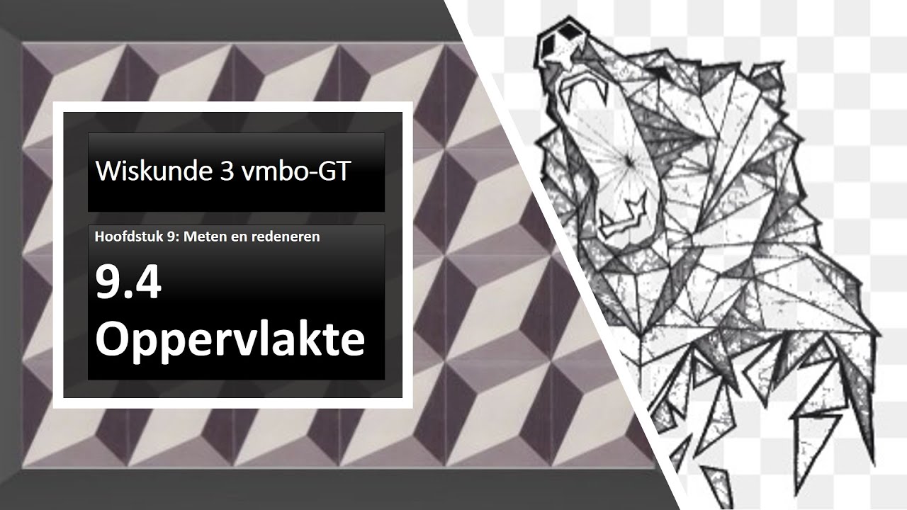 RMI Wiskunde 3TL 9.4 Oppervlakte Moderne Wiskunde 10e editie