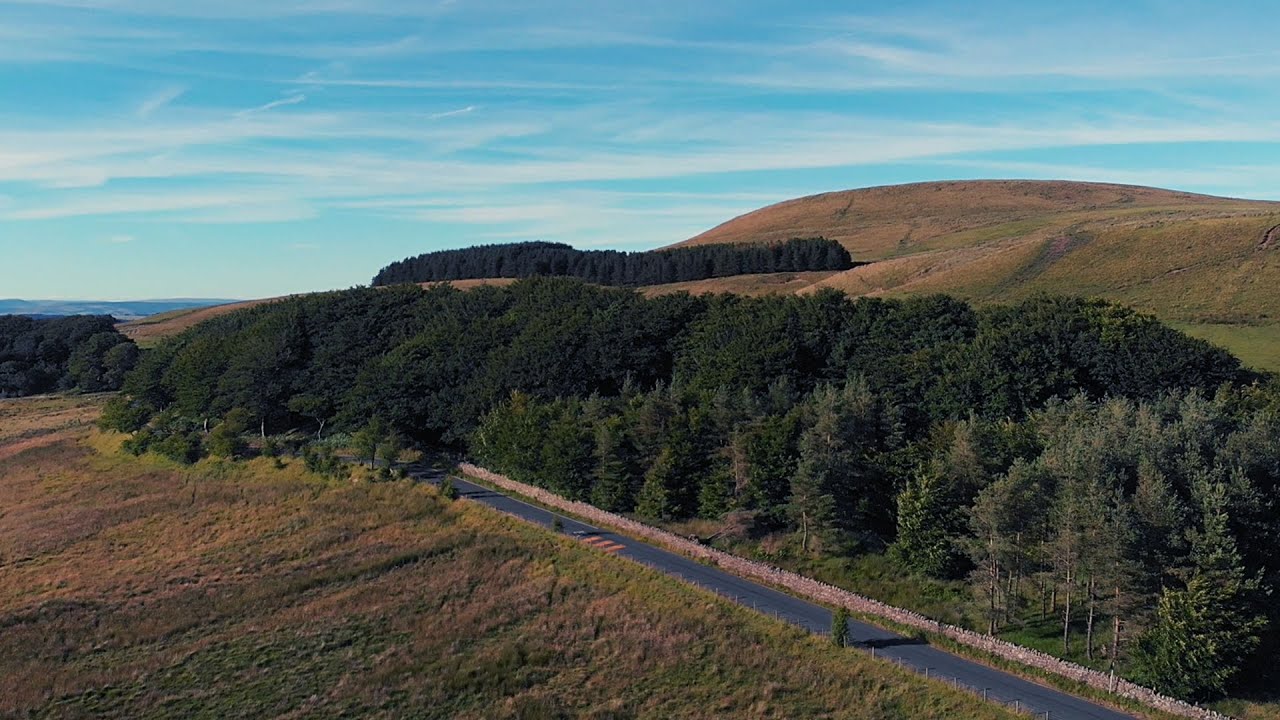 Roddlesworth, Lancashire - 4K Aerial Drone Footage & Meditation Music