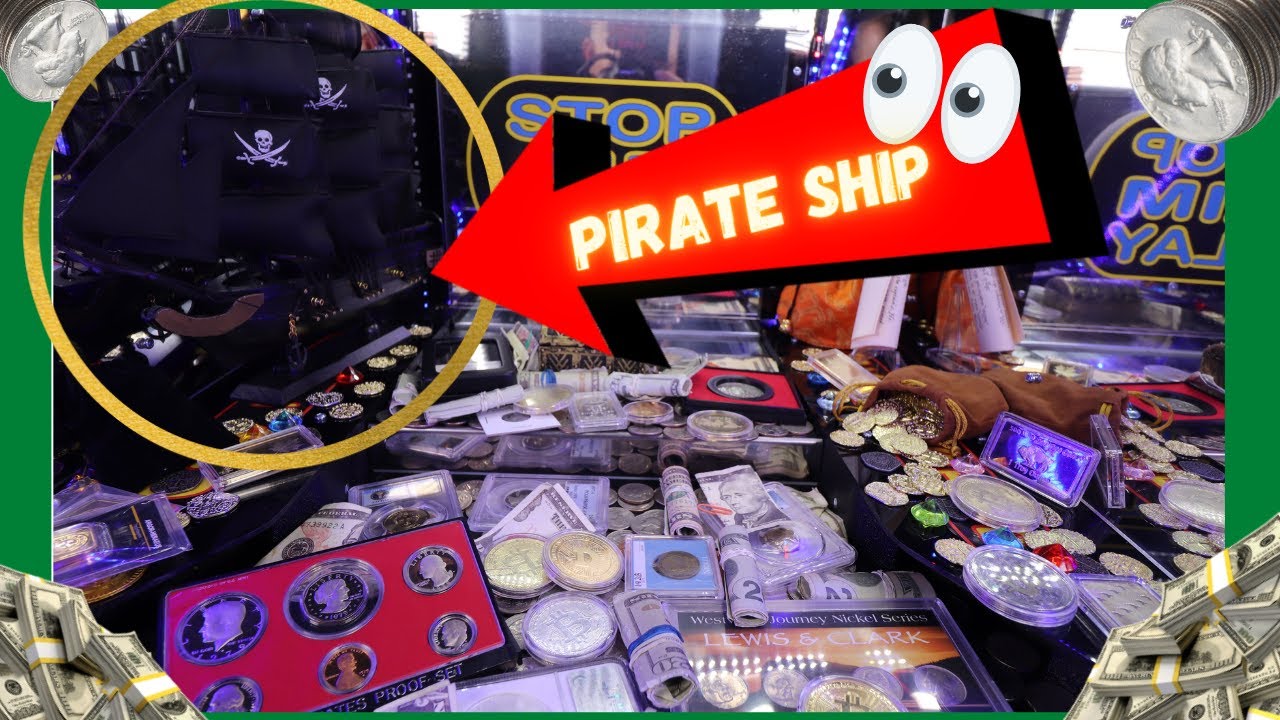 This High Risk Coin Pusher is full of Gold, Silver, and Mint Graded Coins!!