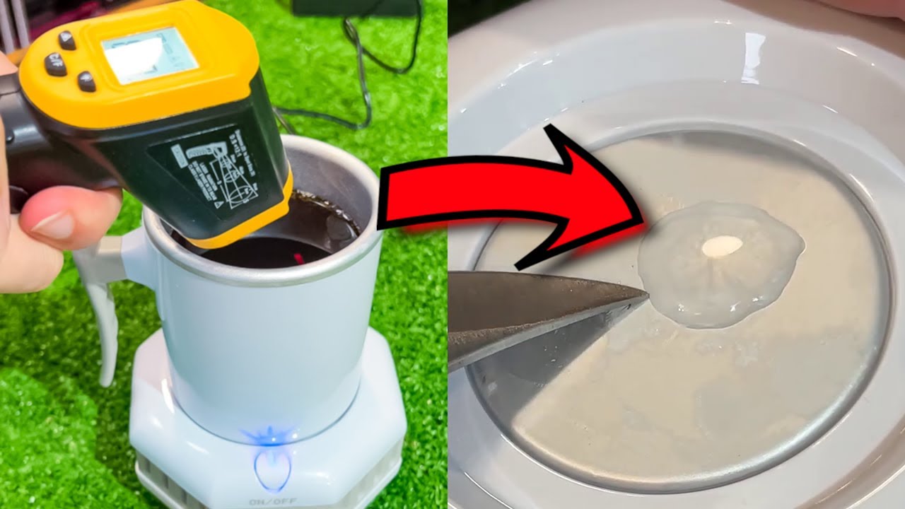 Esse copo freezer consegue congelar a água em poucos segundos