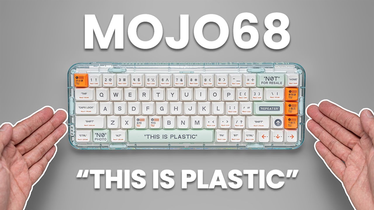 MelGeek MOJO68 PLASTIC 65% Keyboard UNBOXING ASMR & REVIEW ( Typing Sound Test, Mod, RGB )