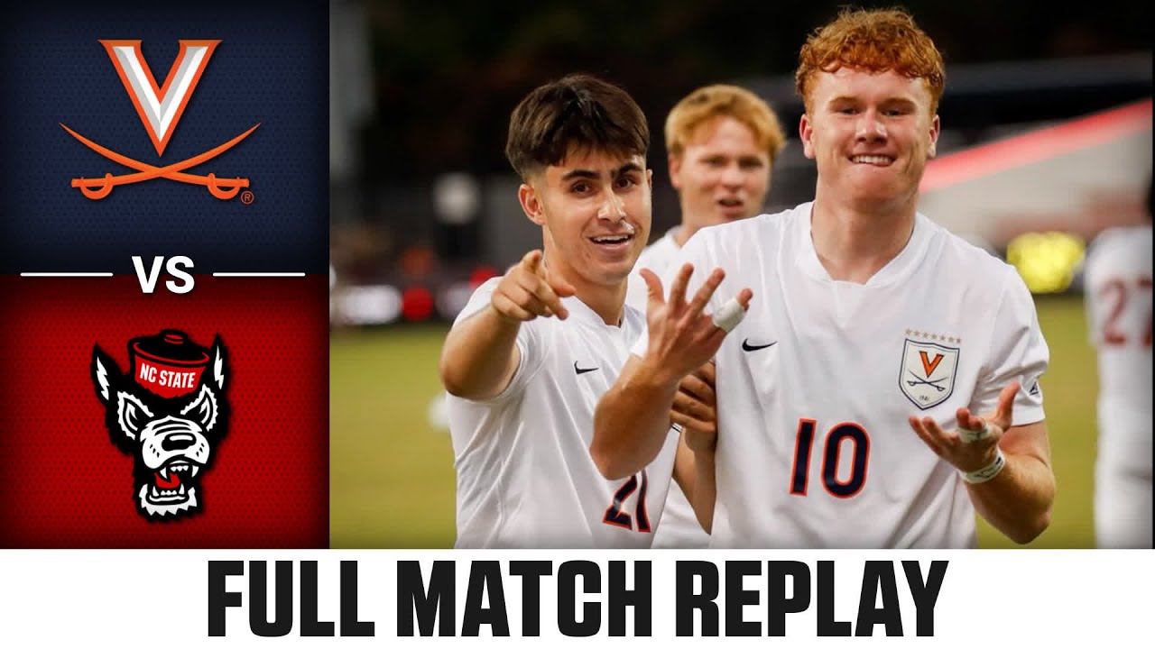 Virginia vs. NC State Full Match Replay | 2025 ACC Men's Soccer