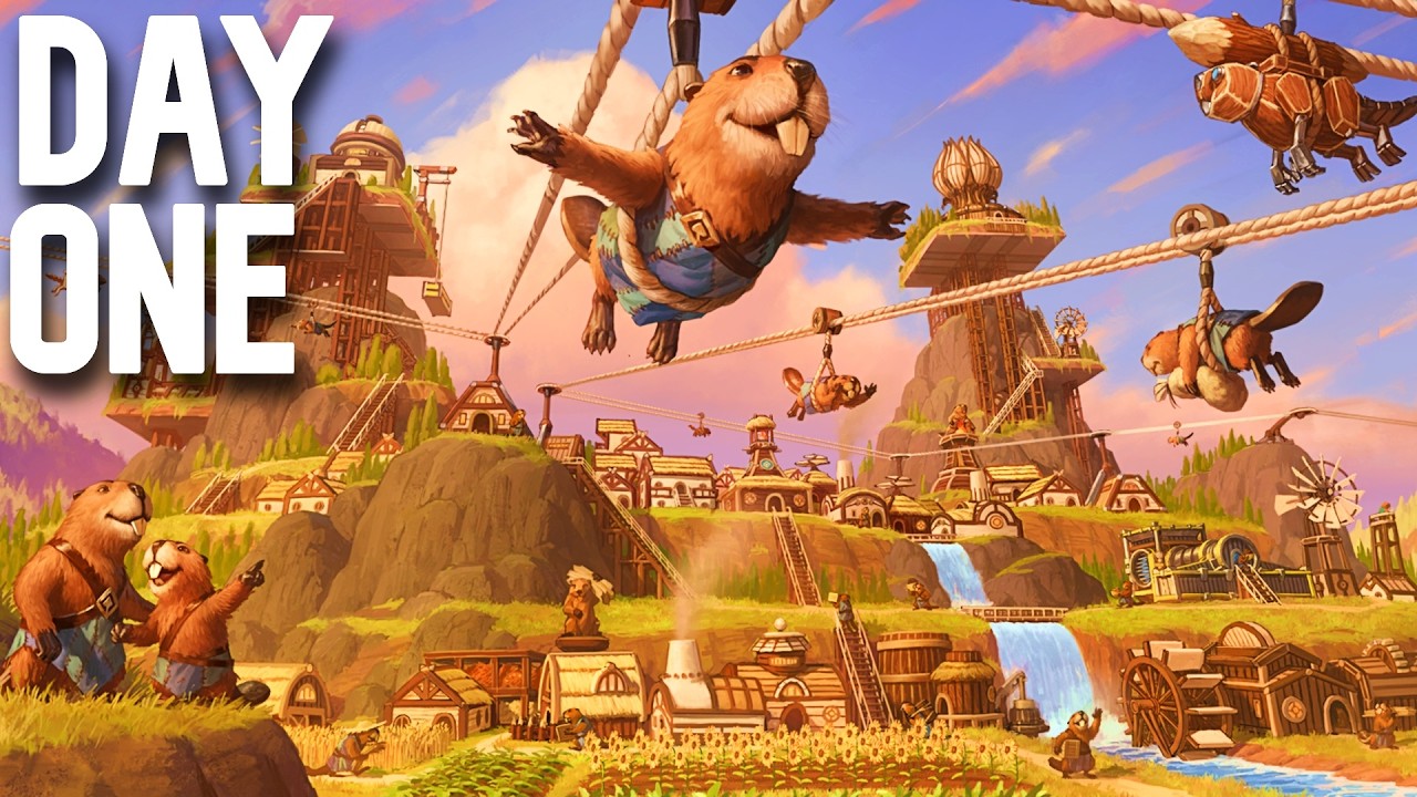 TIMBERBORN 1.0 IS FINALLY HERE! Taking A Look At The FULL RELEASE of this Crazy New Citybuilder! #ad