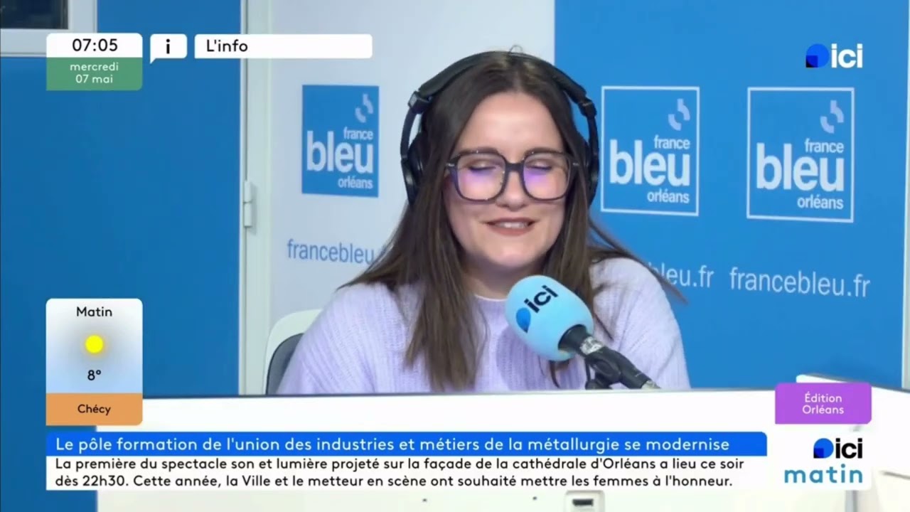 Ici Orléans 7 mai 2025 - Inauguration des nouveaux plateaux techniques de La Chapelle-Saint-Mesmin