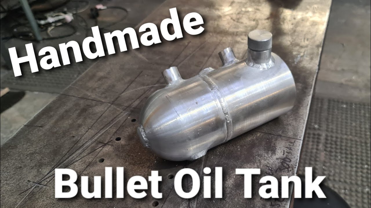 Bullet Oil Tank! Shell Shaped Aluminium #Workshop #MakingStuff #setup #manualmachining #Triumph