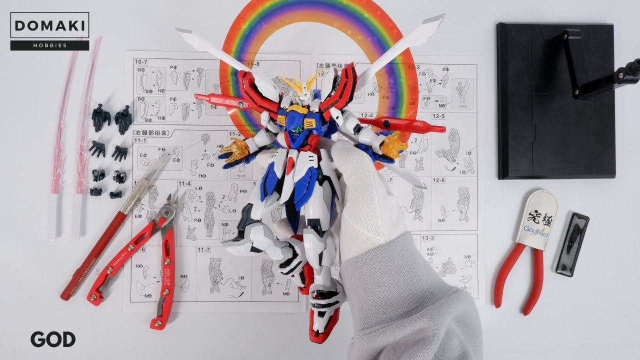 GOD Gundam 1/100 MG | ASMR Build | Speed Build | Model Kit | MJH