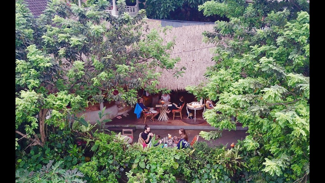 Yellow Flower Cafe in Ubud - Drone & pictures - 2019