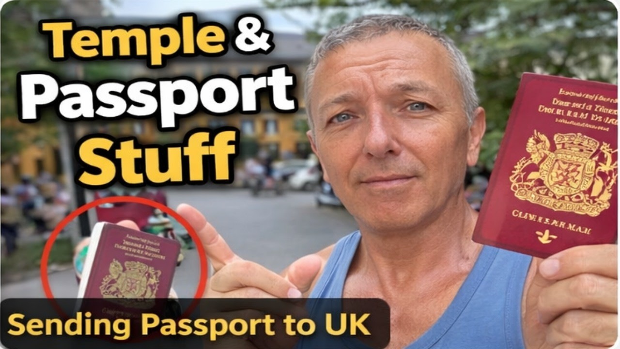 A Busy Siem Reap Spot & Sending My Passport Back to the UK  Walk and Talk
