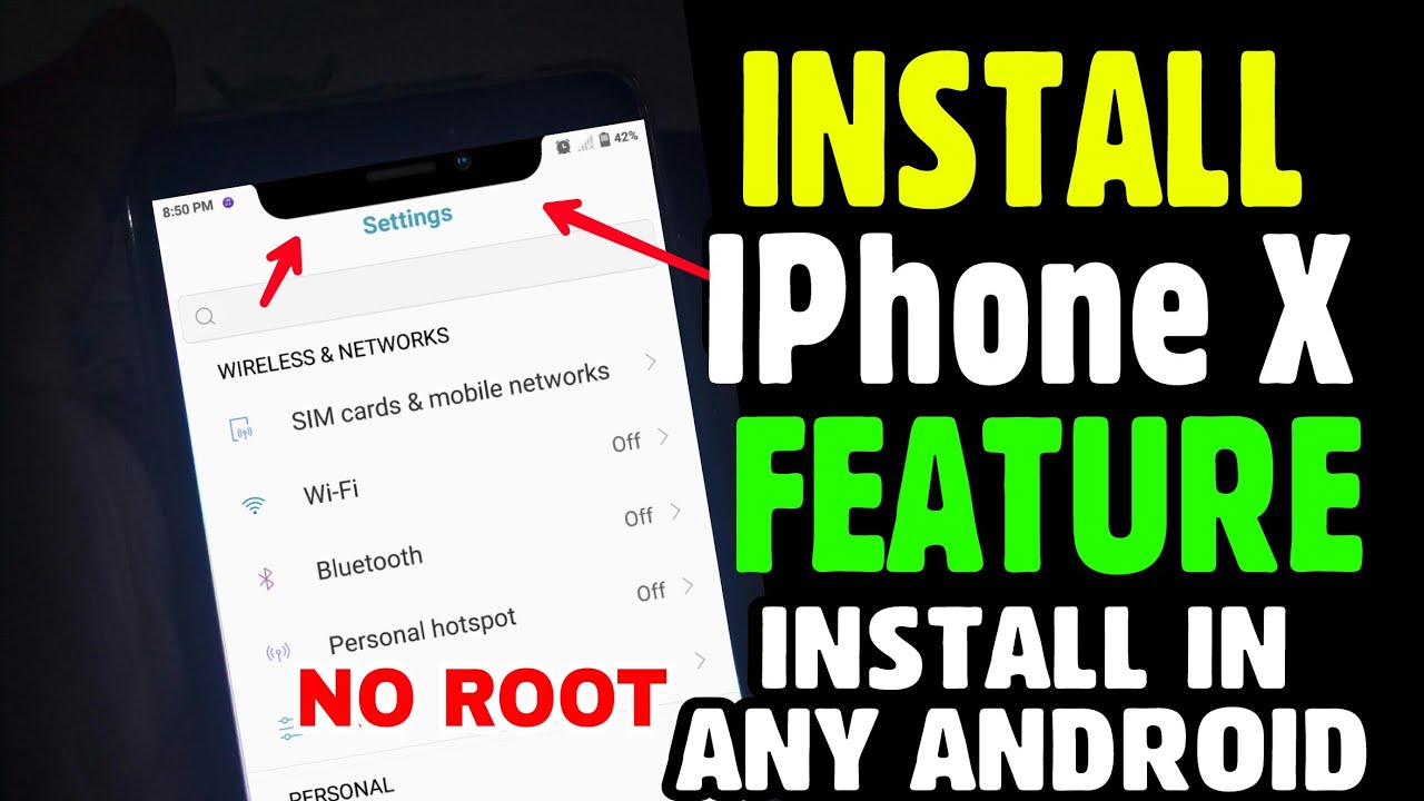 Install New iPhone X System Feature On Any Android || No Root || Get iPhone X Feature
