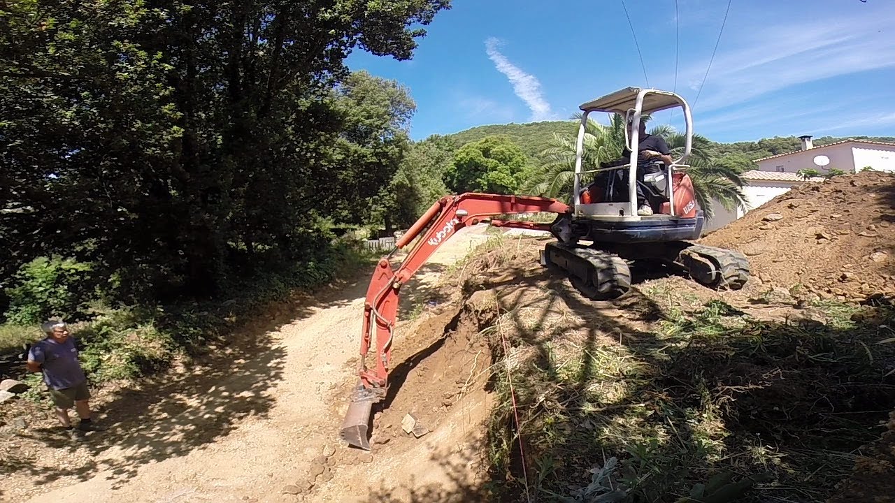Mur de soutènement en béton coffré 1/5
