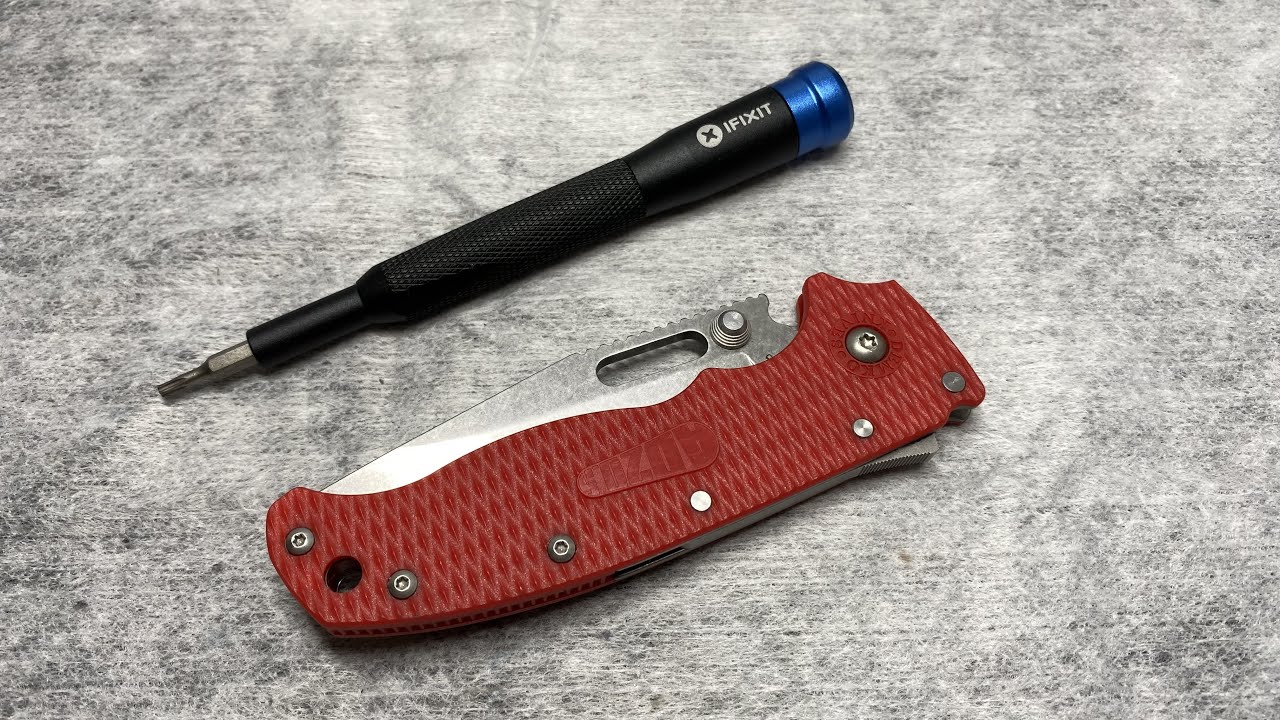 Jak rozkręcić i wyczyścić nóż składany Demko Knives AD 20.5
