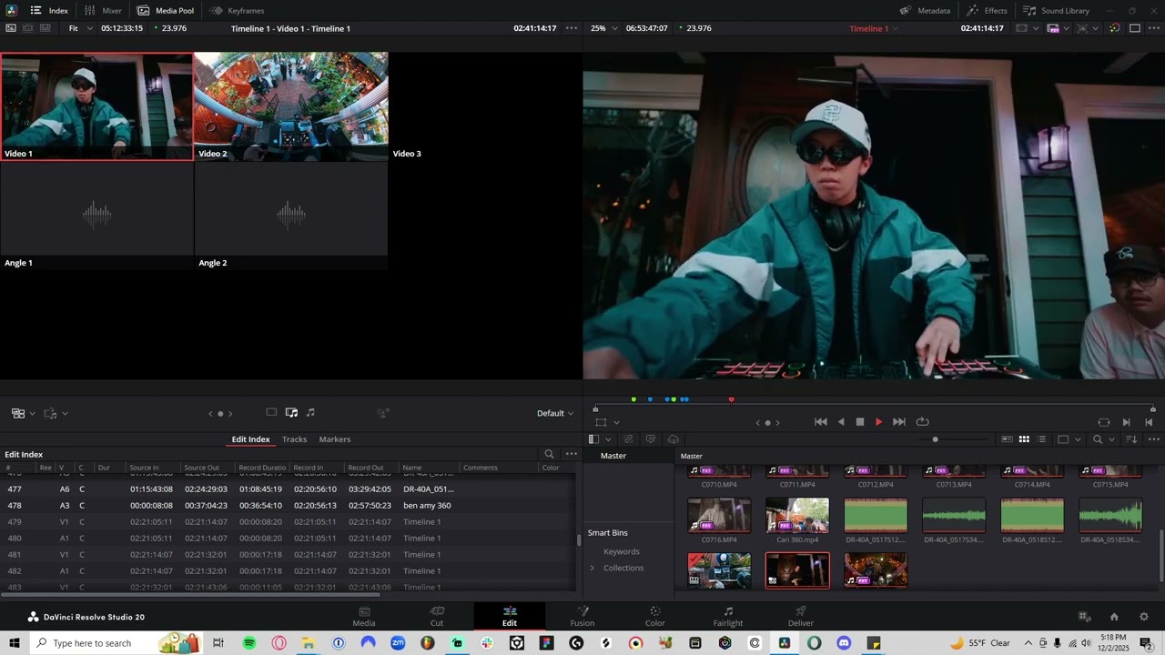 Editing multicam DJ sets - In The Lab (Day 225)