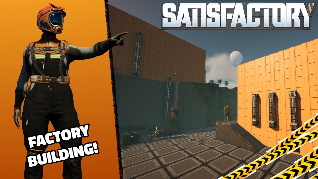 Factory Building! | Satisfactory Stream