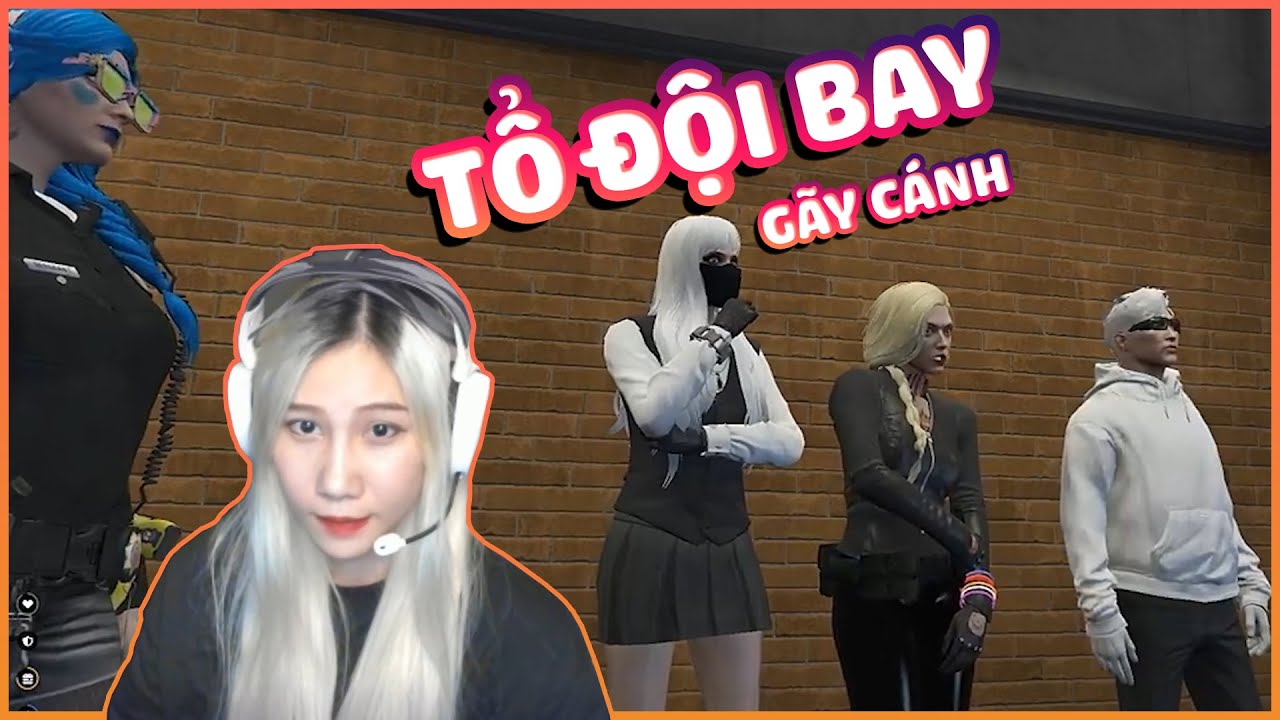 (GTA 5 ) HAI CHỊ EM A CƠ VÀ TRANG 2K5 CÙNG ĐỒNG BỌN ĐI BAY VÀ CÁI KẾT !