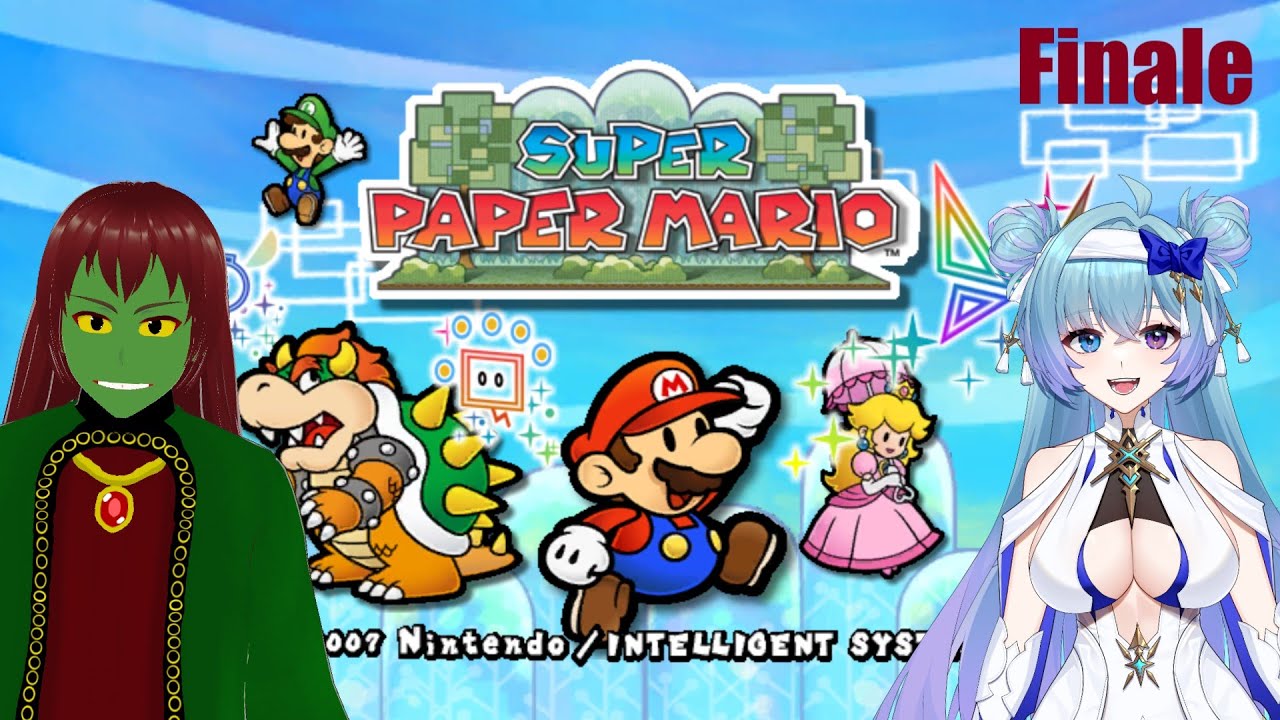 Super Paper Mario w/ Misaki stream 6: post-game fun (finale)