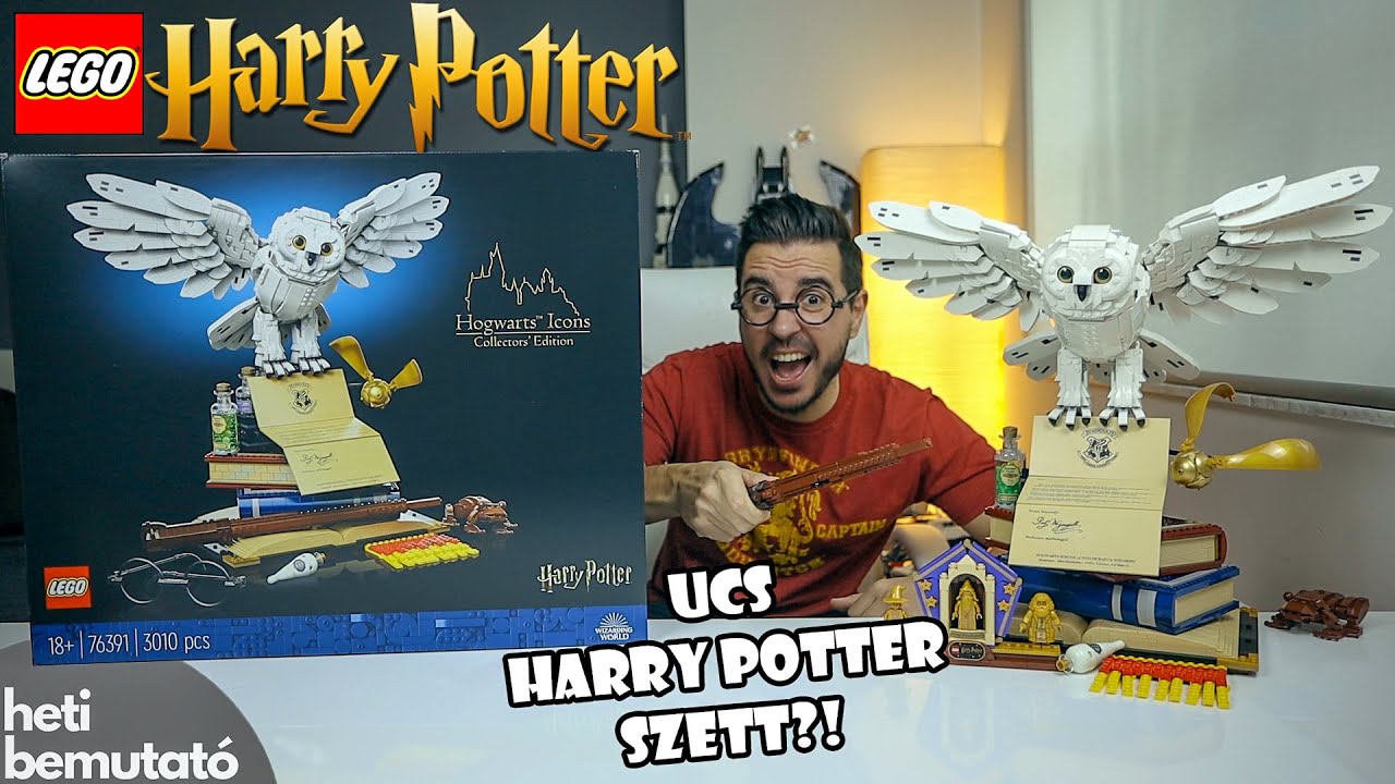 Megkaptam a levelem ROXFORTból! || LEGO 76391 Hogwarts Icons Collectors Edition bemutató