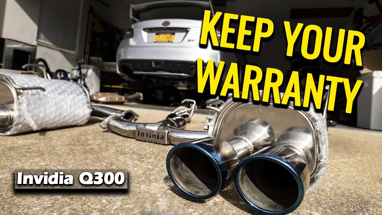 Подробная установка выхлопной системы Catback для WRX STI