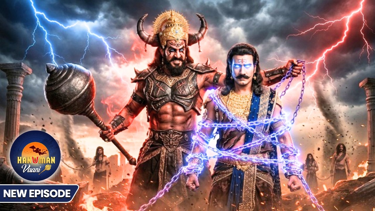 महिषासुर ने बनाया शनिदेव को बंदी! 😱 | Hanuman Vaani | कर्माधिकारी शनिदेव कथा